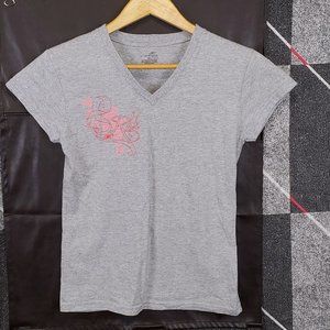 Rebook v neck T-shirt size m
